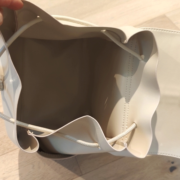 Zara Flap Backpack in Cream/Ivory - Picture 5 of 6